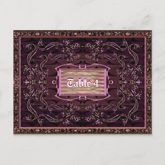 トリオンフィLリザテーブルカード ポストカード (正面)