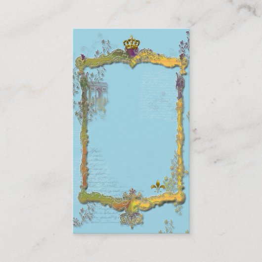 トリオンフ·アンド·クラウン 名刺 (正面)