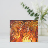 トリオ金ゴールド ポストカード (スタンド正面)