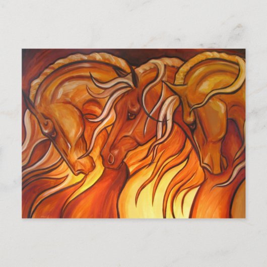 トリオ金ゴールド ポストカード (正面)