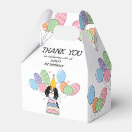 トリカラーカバリエキングチャールズスパニエル犬サンキューユー フェイバーボックス