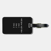 トリカラーカバリエキングチャールズスパニエル犬ドッグ ラゲッジタグ (裏面横)