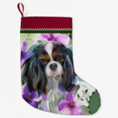 トリカラーカバリエースクリスマスストッキング赤緑 スモールクリスマスストッキング (正面)