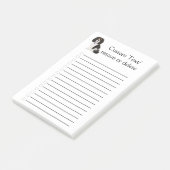 トリカラーカヴァリエキングチャールズスパニエル犬   ポストイット (アングル)