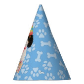 トリカラーカヴァリエスパニエル犬誕生日     パーティーハット (右)