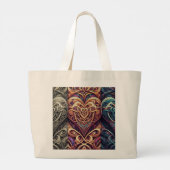 トリカラーケルトハート ラージトートバッグ (裏面)