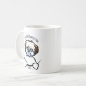 トリカラーコトン私の周り コーヒーマグカップ (正面左)