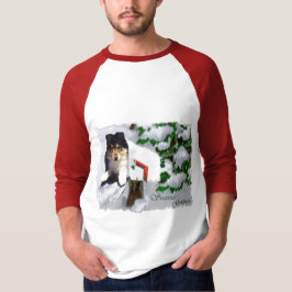 トリカラーコリパピークリスマスプレゼント Tシャツ
