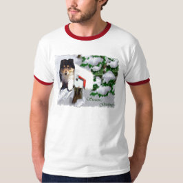 トリカラーコリパピークリスマスプレゼント Tシャツ