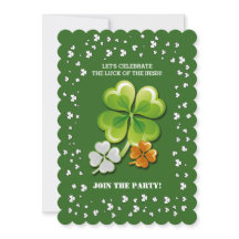 トリカラーシャムロックスセントパトリックの日パーティー