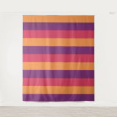 トリカラーストライプタペストリー タペストリー (正面)