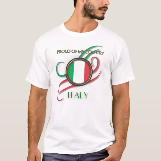 トリカラープライド:イタリアの精神 Tシャツ (正面)