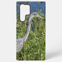 トリカラーヘロン Samsung スマートフォンケース
