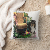 トリカラーラフなカラーアートギフト クッション (ブランケット)