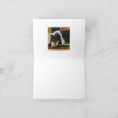 トリカラーラフCollieギフトアート カード (内部)