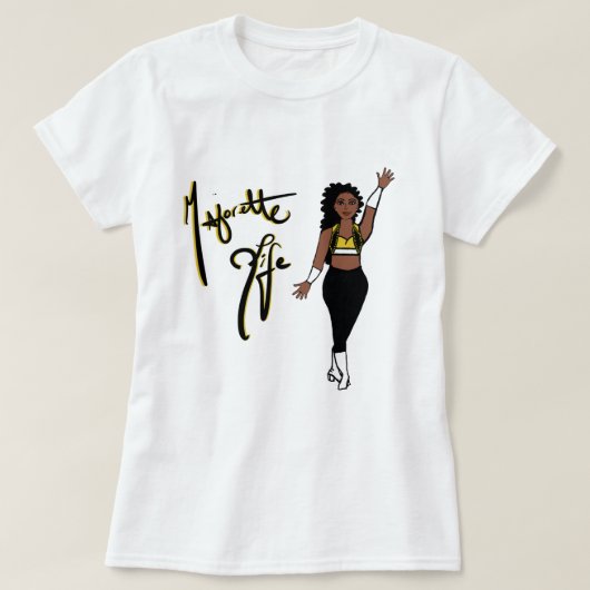 トリカラー イエロー ツワール ガールTシャツ Tシャツ (デザイン正面)