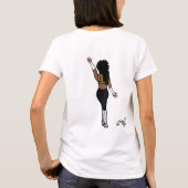 トリカラー イエロー ツワール ガールTシャツ Tシャツ (裏面)