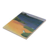 トリガステルの湾(1917年)フェリックス・ヴァロットンによる、美術 タイル (側面)