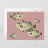 トリガーフィッシュ ポストカード (正面/裏面)