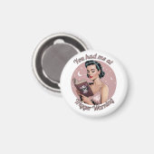 トリガー警告のピンアップリーダー マグネット (正面/裏面)