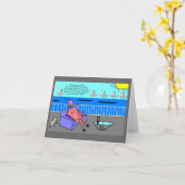 トリクシー歓喜パーティー カード (黄色い花)