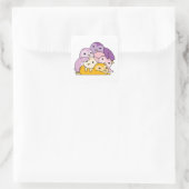 トリクス国旗のプライドLgbtqかわいいペンギン スクエアシール (バッグ)