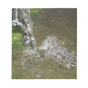 トリクルウォーターバブリング水メモ帳 ノートパッド