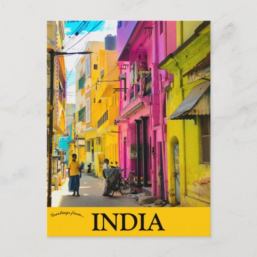 トリクル・ケララ・インド ポストカード (正面)