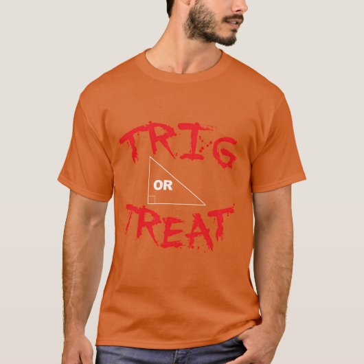 トリグオリアットハロウィーン数学パン少年 Tシャツ (正面)