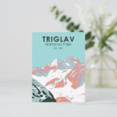 トリグラフナショナルパーク山トリグラフスロベニア ポストカード (スタンド正面)