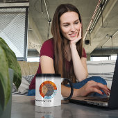 トリグラムと時計の中国のカスタマイズ可能 モーフィングマグカップ