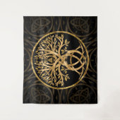 トリケトラの生命の木 タペストリー (正面)