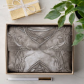 トリケトラ三位一体ノットセピアフェイクメタリックスズ 薄葉紙 (ギフト)