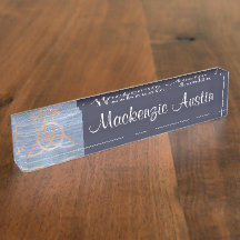 トリケトラ抽象芸術 |ブルー金ゴールドケルト三位一体ノット