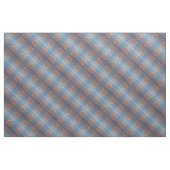 トリケトラ抽象芸術 |ブルー金ゴールドケルト三位一体ノット ファブリック (ヤード)