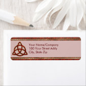 トリケトラ赤シルク ラベル (インサイチュ)