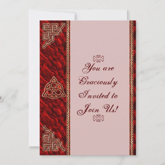 トリケトラ・レッドシルク 招待状 (正面)