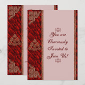 トリケトラ・レッドシルク 招待状 (正面/裏面)