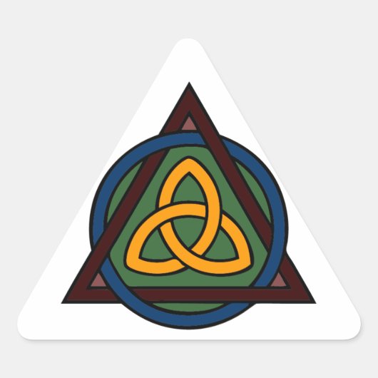 トリケトラ 三角形シール (正面)