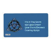 トリケトラ（青） ラベル (正面)