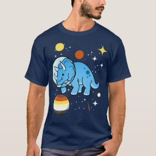 トリケラトップス宇宙飛行士ゲイベアプライド Tシャツ