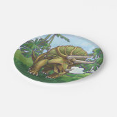 トリケラトプスのギフト及び付属品 ペーパープレート (アングル)