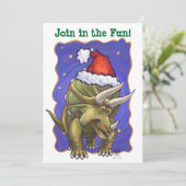 トリケラトプスのクリスマス 招待状 (スタンド正面)