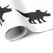 トリケラトプスの恐竜 ラッピングペーパー (ロールコーナー)