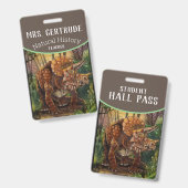 トリケラトプスの森林 バッジ (正面＆裏面)