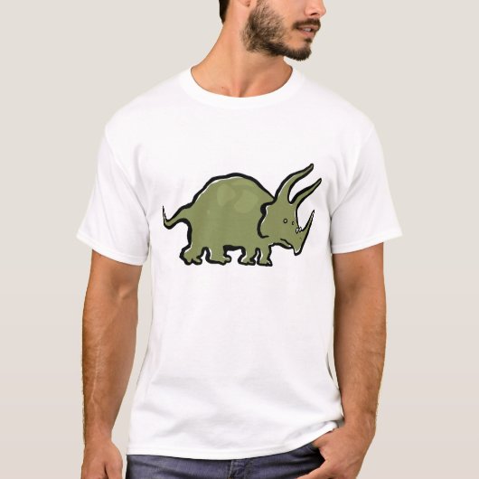 トリケラトプスの身に着けているガラス Tシャツ (正面)