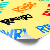 トリケラトプスは「ラー！」と言う ポスター (コーナー)