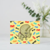 トリケラトプスは「ラー!」と言う ポストカード (スタンド正面)