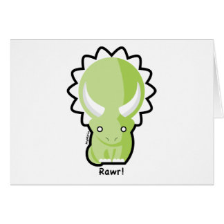 トリケラトプスカード