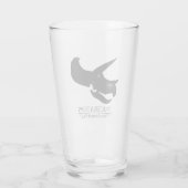 トリケラトプススカル タンブラーグラス (裏面)
